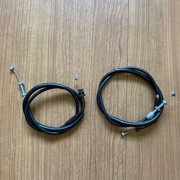 SR400用 ショートスロットルワイヤー ポッシュ アクセルワイヤー スロットルケーブル ヤマハ