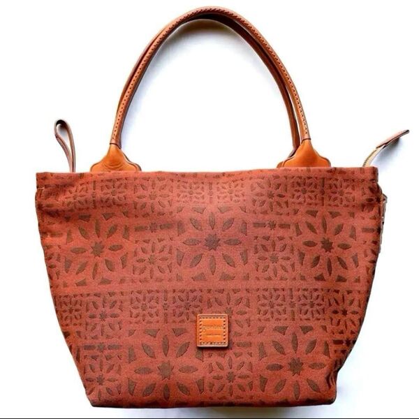 【美品】genten ゲンテン cutwork トワルカットワーク トートバッグ