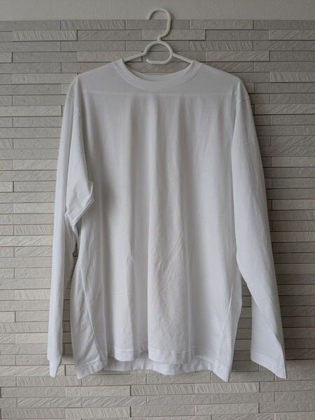 ★試着のみ★ 無印良品 紳士 天竺編みクルーネック長袖Tシャツ