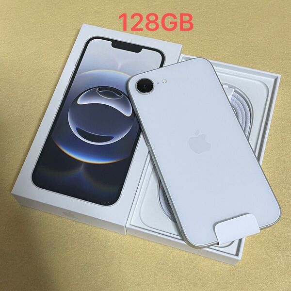 【新品/未使用】iPhone 16e 128GB ホワイト★一括購入/Apple版SIMフリー★ 05103