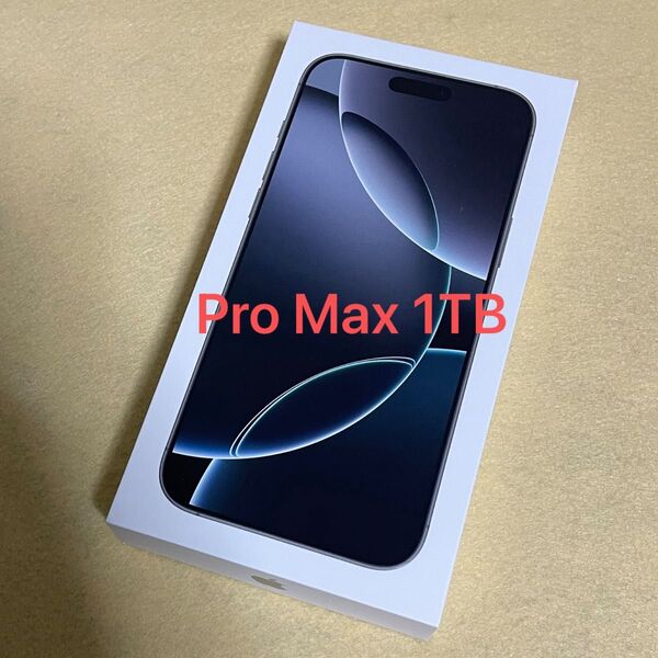 【新品/未開封】iPhone 16 Pro Max 1TB ホワイト★一括購入/Apple版SIMフリー★ 05128