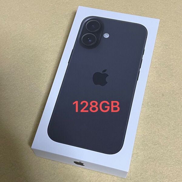 【新品/未開封】iPhone 16 128GB ブラック★一括購入/Apple版SIMフリー★ 05237