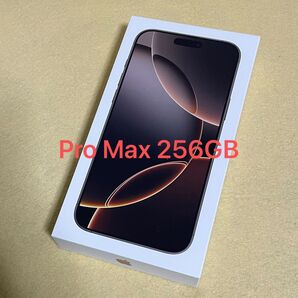【本日購入!/未開封】iPhone 16 Pro Max 256GB デザート★一括購入/Apple版SIMフリー★05302