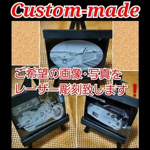オーダーメイド・レーザー彫刻・イーゼル・アクリルフォトスタンド