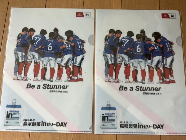 横浜Fマリノス クリアファイル be a stunner ウィダーインゼリー