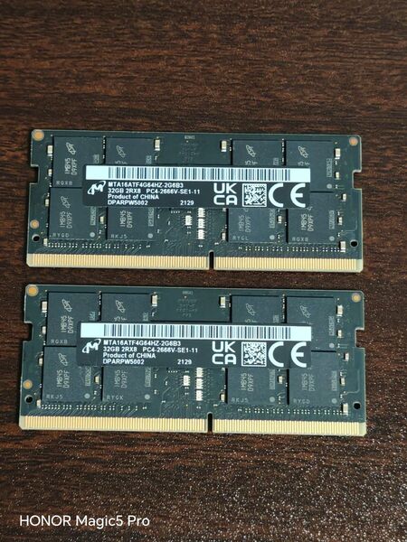 Micron DDR4-2666 32GBx2 Apple純正