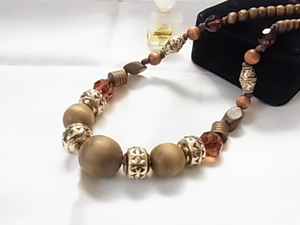  wooden Asian taste beads . equipment ornament done design impact feeling necklace **