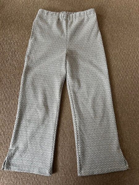 グローバルワーク パンツ バギーパンツ サイズ 130㎝ スリット入り ワイド ワイドパンツ