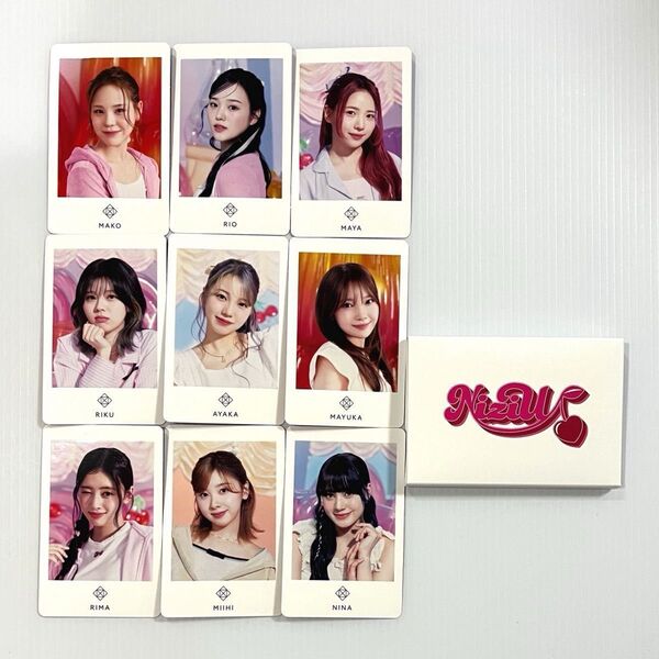 NiziU フォトカードセット(全メンバー9枚入り)JYP POPUP STORE 2024