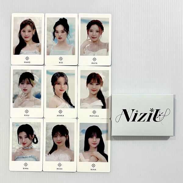 NiziU フォトカードセットB(全メンバー9枚入り)Live with U 2024-2025"AWAKE"