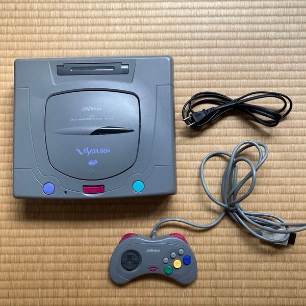 Vサターン本体 コントローラー 電源ケーブル Victor SEGA SATURN セガサターン SEGA