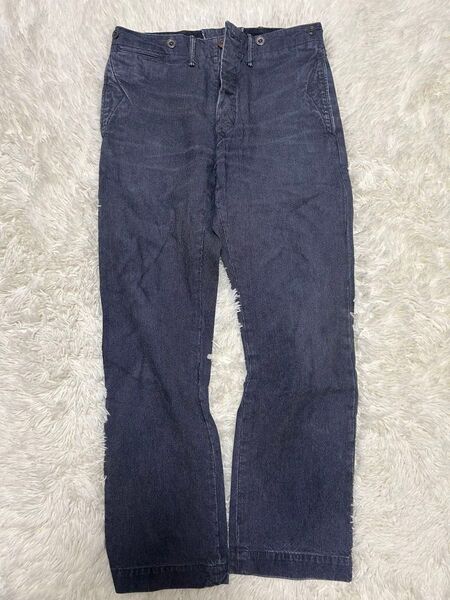 RRL ダブルアールエル 藍染 トラウザーズ パンツ W32 L30