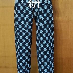 絣着物リメイクパンツ