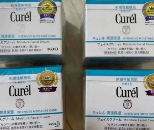 キュレル 潤侵保湿 フェイスクリーム 40g 4個セット