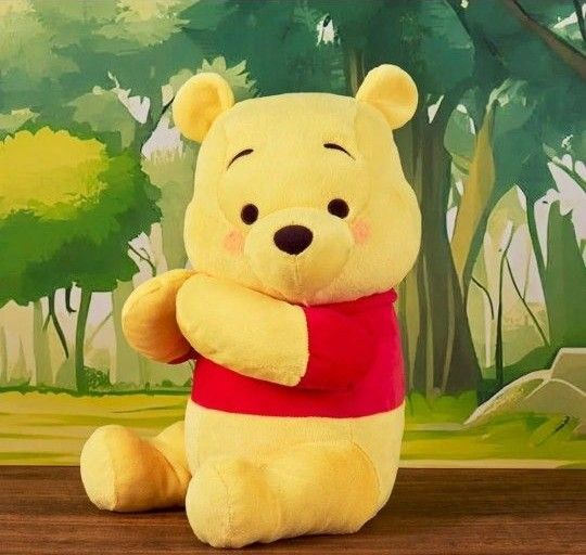 くまのプーさん 赤いほっぺ スーパーラージ ぬいぐるみ