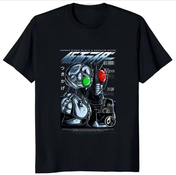 仮面ライダーブラック Tシャツ ジャドームーン 黒 半袖 メンズ レディース XXL ファッション おしゃれ
