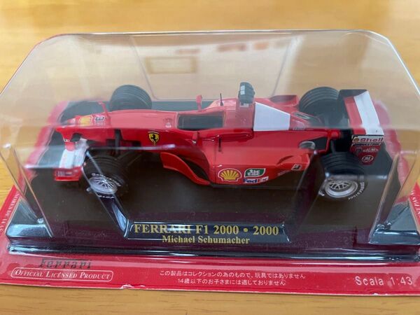 Ferrari F1 2000 Michael Schumacher ミニカー 1/43