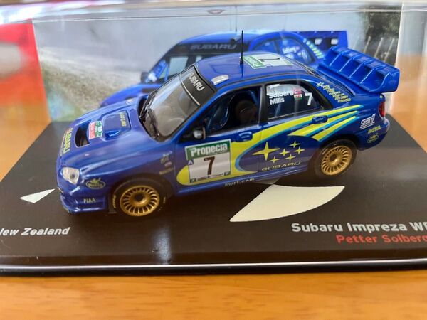 SUBARU IMPREZA WRC ミニカー Petter Solberg
