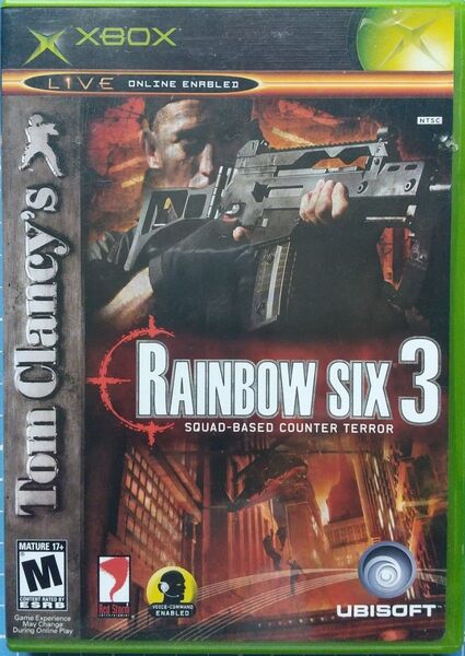 Xbox版 Tom Clancy's RAINBOW SIX 3 北米版 説明書あり