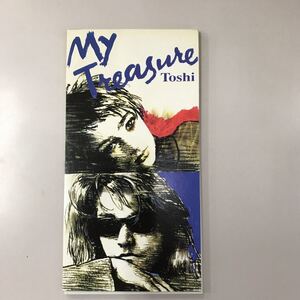 シングルCD 8センチ 中古【邦楽】長期保存品 TOSHI MY TREASURE