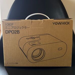 YOWHICK プロジェクター DP02B 1080P 小型