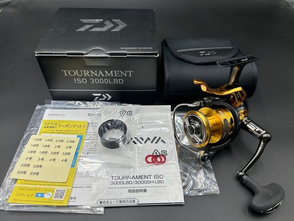 【美品】DAIWA 18トーナメント ISO 3000LBD