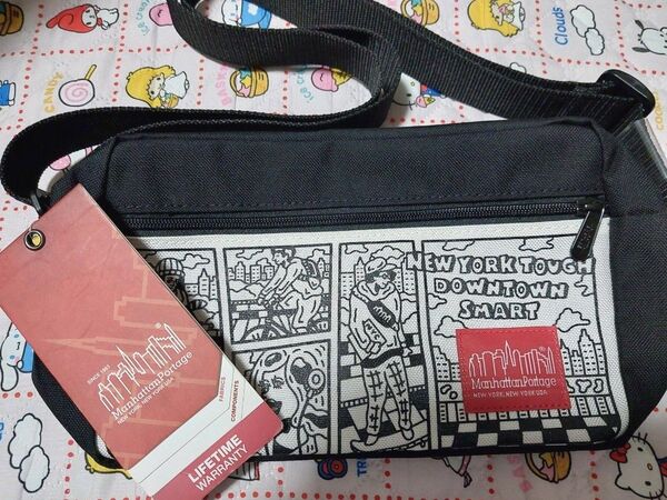 ★新品未使用 Manhattan Portage ショルダーバッグ コミック柄 マンハッタンポーテージ★