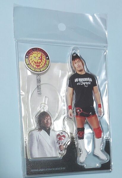 ★新品未使用 未開封 新日本プロレス 内藤哲也 フィギュアシートキーホルダー ロスインゴ アクスタ★