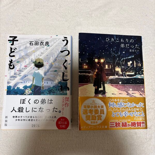 石田衣良 うつくしい子ども☆ひきこもりの弟☆葦船ナツ☆2冊セット 文庫本