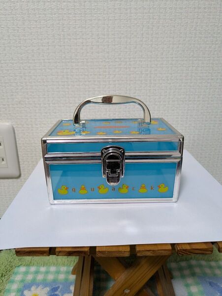 平成レトロ 2段 ジュエリーボックス 小物ケース 小物入れ クリア