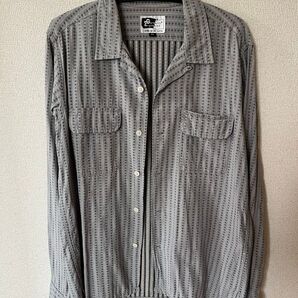 Engineered Garmentsドット柄オープンカラーシャツ グレー M (日本サイズでいうLサイズ相当)