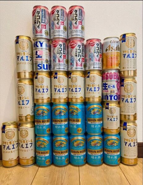 ビール マルエフ サントリービール クリアアサヒ タコハイ まとめ売り セット売り セット チューハイ 30本