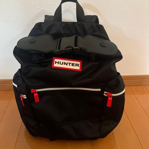 HUNTER ブラック リュック【美品】
