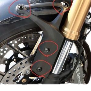 テックマスター Z900RS/Z900RS CAFE フェンダー アーム用 チタンボルト8本セット ブラック未使用、未開封