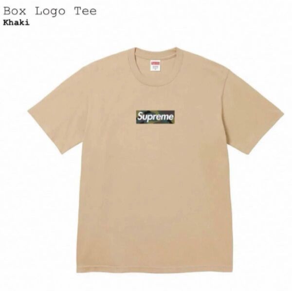 Supreme Box Logo Tee Khakiシュプリーム ボックス ロゴ (ボックスロゴ) Tシャツ カーキ