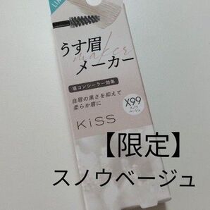 Kiss キス うす眉メーカー スノウベージュ X99 限定