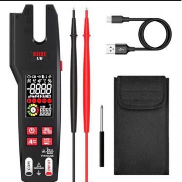 新品未使用!! U6電気テスター 赤外線温度計 直流交流電流計 電圧導通テスター