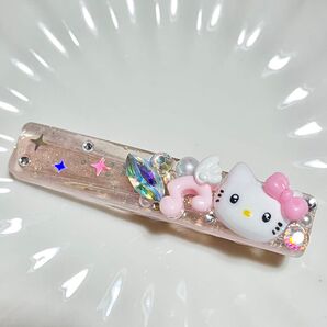 【ハンドメイド】ヘアクリップ ハローキティ