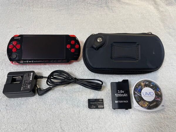 PSP-3000(PSPJ-30017) バリューパック ブラック/レッド