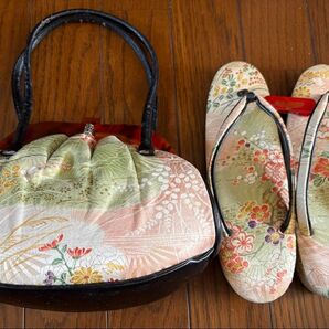 昭和レトロ 和装 草履バッグセット
