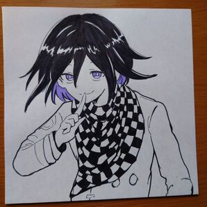 ニューダンガンロンパV3 王馬小吉 手描きイラスト ファンアート