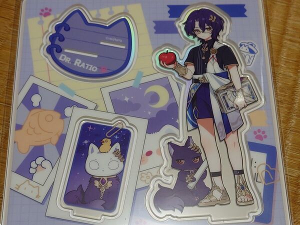 崩壊スターレイル 公式正規品 Dr.レイシオ ちび猫シリーズ アクリルスタンド