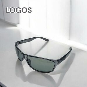 LOGOS ロゴス サングラス スポーツ グレー124318