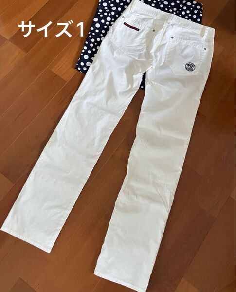 PEARLY GATES パーリーゲイツ パンツ ホワイト サイズ1 美品
