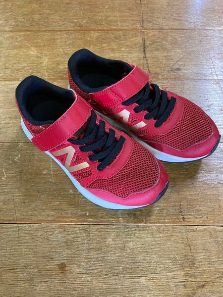 New Balance キッズスニーカー レッド 18.5cm