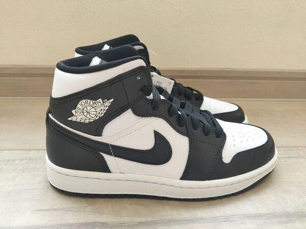 24.5cm 新品 NIKE AIR JORDAN 1 MID PANDA ナイキ エアジョーダン 1 ミッド エア ジョーダン