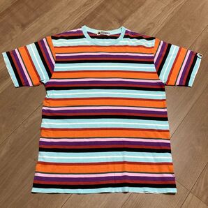 A BATHING APE ボーダーTシャツ L