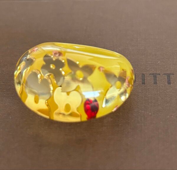 美品 ルイヴィトン バーグ アンクルージョン リング イエロー 指輪 リング