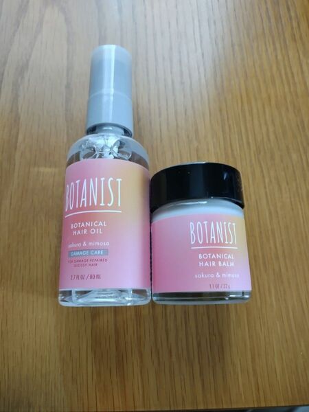 BOTANIST ボタニスト ボタニカルスプリング ヘアオイル &ヘアバーム サクラとミモザの香り新品