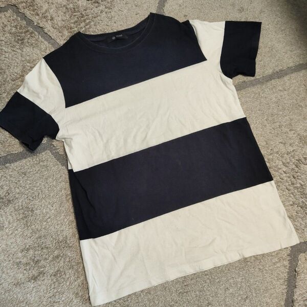 Nano・universe ナノ・ユニバース ボーダーTシャツ Tシャツ 半袖